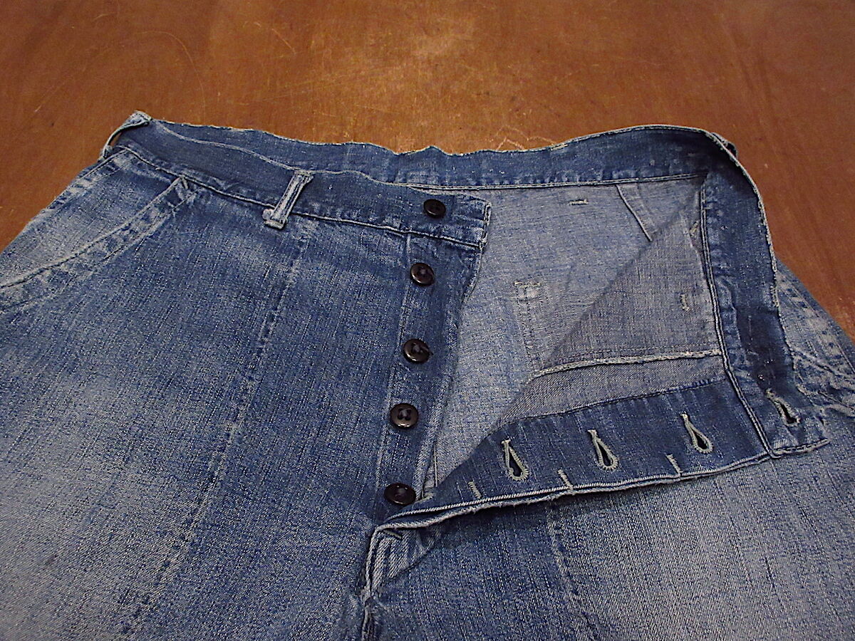 ビンテージ40's○U.S.NAVYデニムベイカーパンツ実寸W78cm○221206k8-m-
