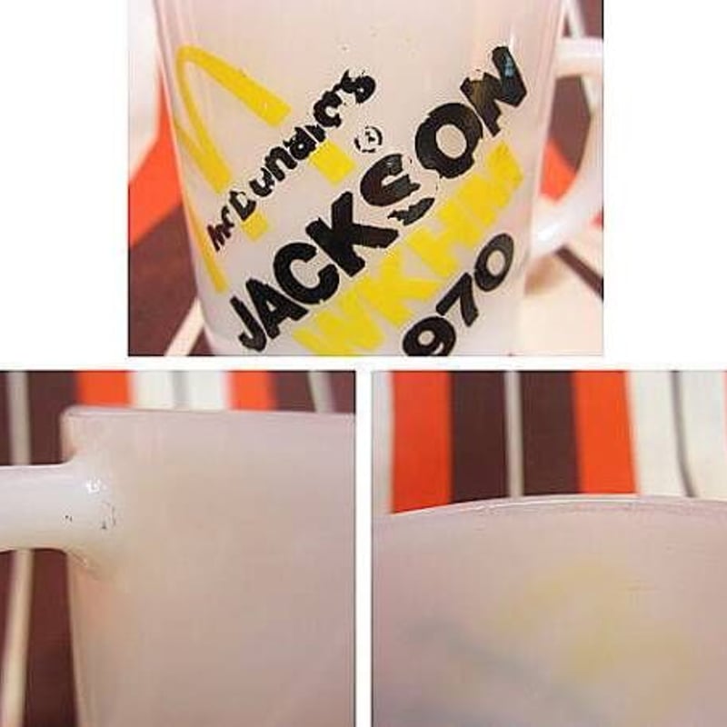 A*.様 Fire-king McDonald's マグカップ 2個セット Fire-King ファイヤーキング MacDonald's マグ 2個セット