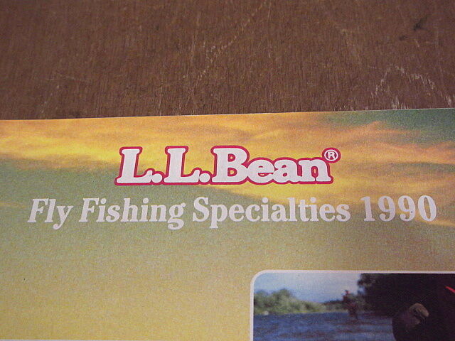 ビンテージ90's○L.L.Bean 1990年フライフィッシングカタログ