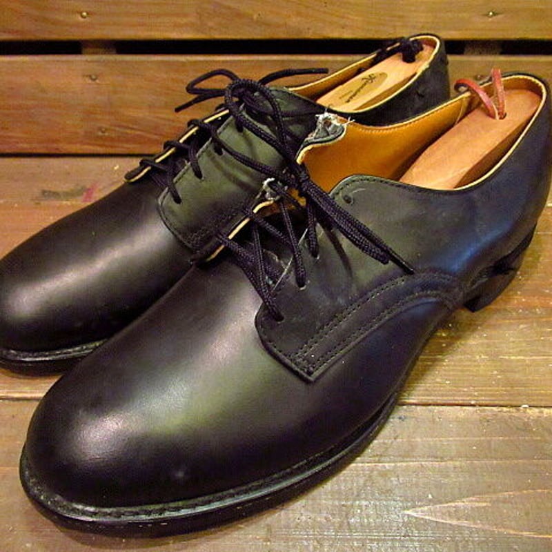 US navy 70s サービスシューズ 70s 70年代 アメリカ海軍 レザーシューズ 革靴 ミリタリー│ヴィテージ