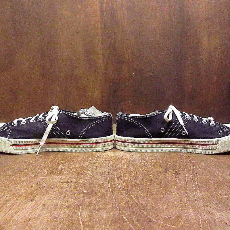 ビンテージ 50's 60's スニーカー ブラック 黒 USA製 【公式通販】