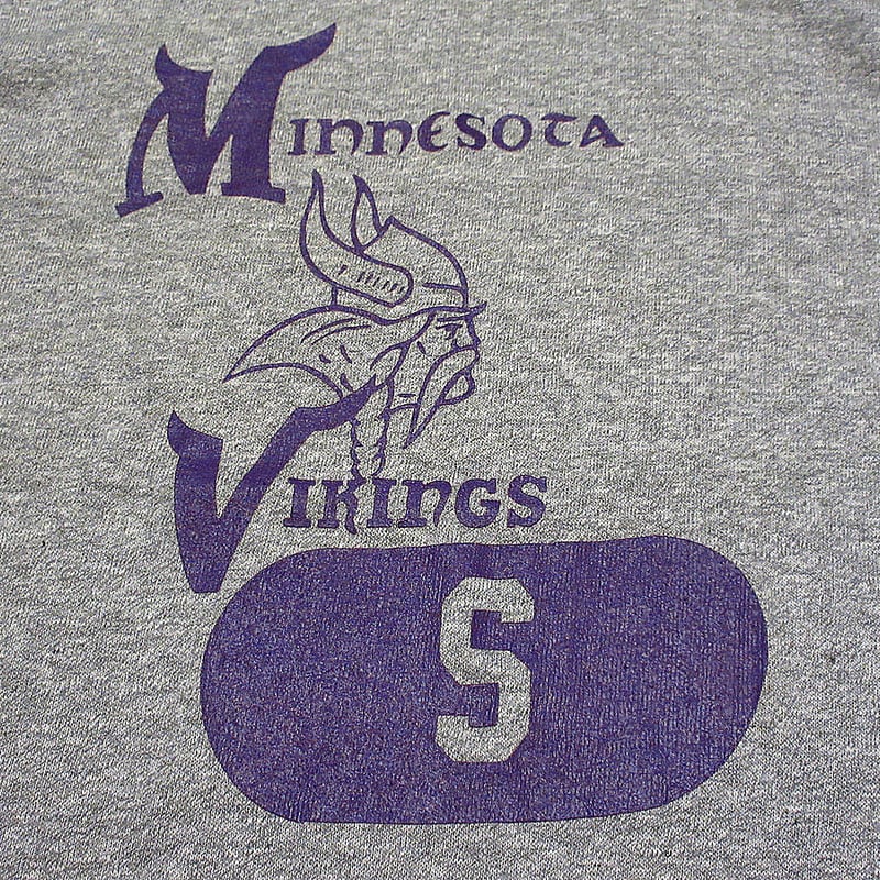 ビンテージ80's○DEADSTOCK ChampionトリコタグMINNESOTA VIKI