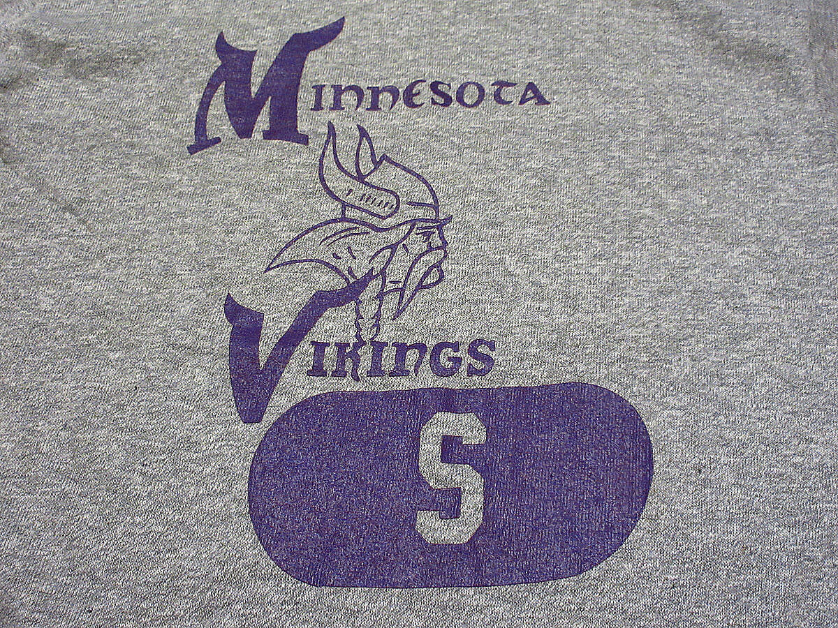 ビンテージ80's○DEADSTOCK ChampionトリコタグMINNESOTA VIKI