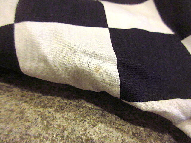 ビンテージ60's○DEADSTOCK Firestoneチェッカーフラッグシャツsize S