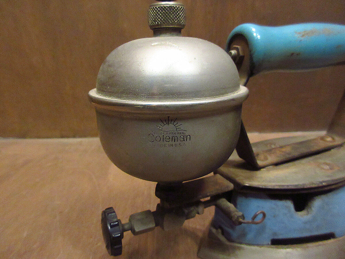 ビンテージ30's40's○Coleman MODEL 4Aガソリンアイロン○210715r8