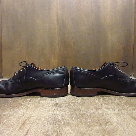 ビンテージ●FRYE Uチップシューズ黒size 10 1/2 M●240331i1-m-dshs-285cmフライモックトゥワークブーツオックスフォード革靴USA製
