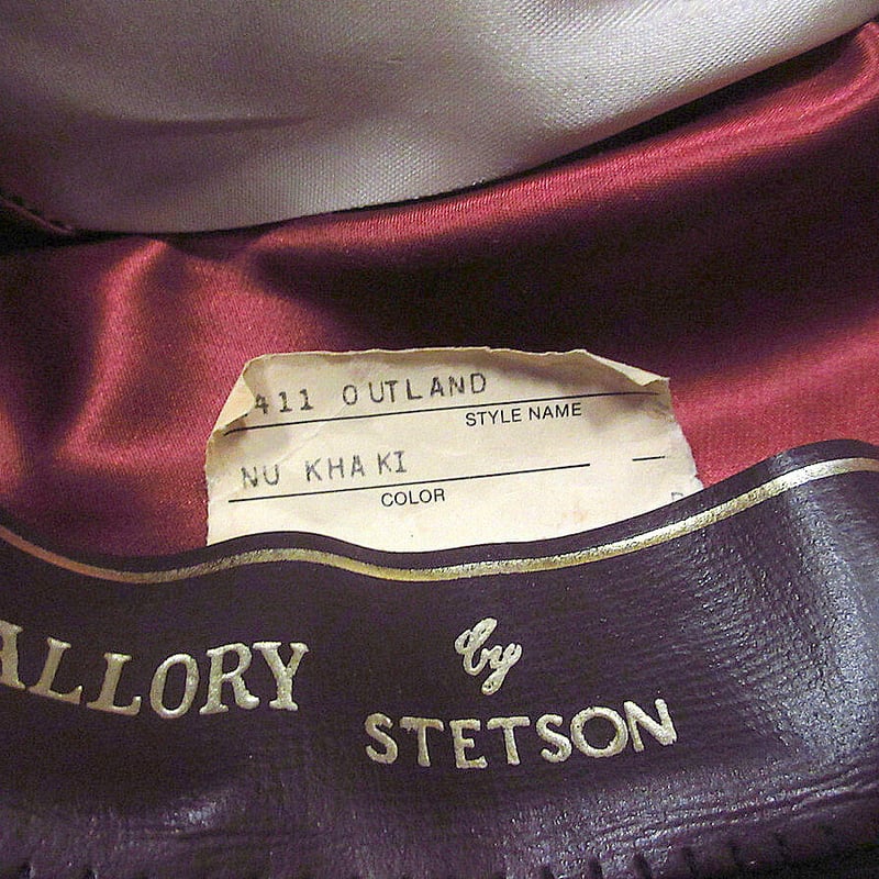 ビンテージ○MALLORY BY STETSONフェルトウエスタンハットsize 7○2208