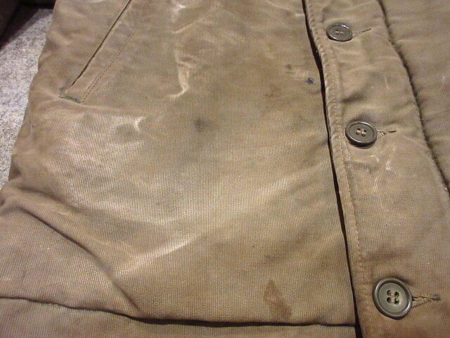ビンテージ40's○U.S.NAVY N-1 NXsxデッキジャケット40○210303s4-