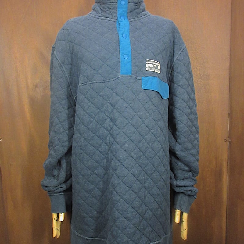 PatagoniaオーガニックコットンキルトスナップT size L○260411n3-m-j