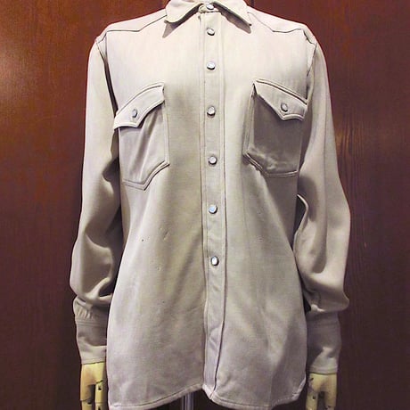 ウエスタンシャツ　古着　ビンテージ ビンテージ50's○Levi'sショートホーンデニムウエスタンシャツ