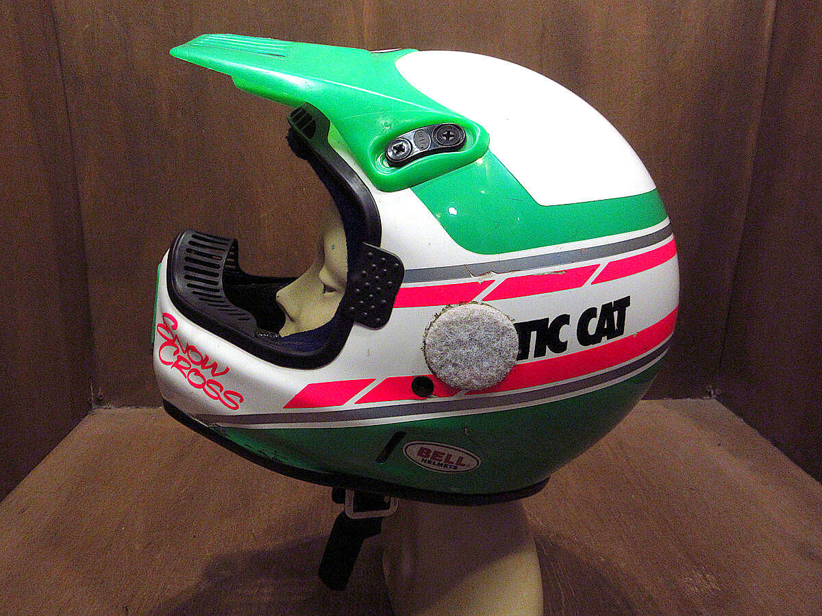 ビンテージ80's○BELL MOTO 5 Artic Cat Snow Crossヘルメット