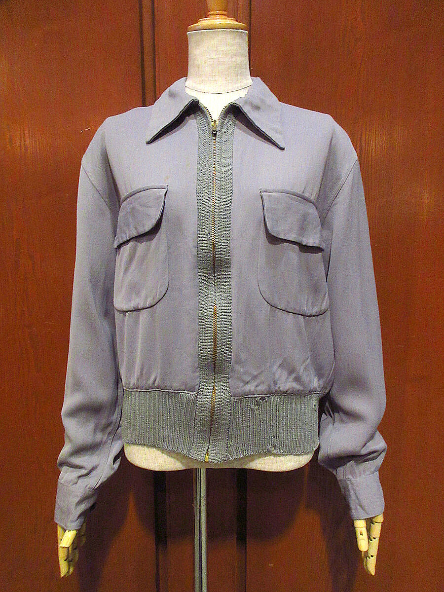 ビンテージ50's○HERCULES Searsニット×レーヨンギャバジンスポーツ