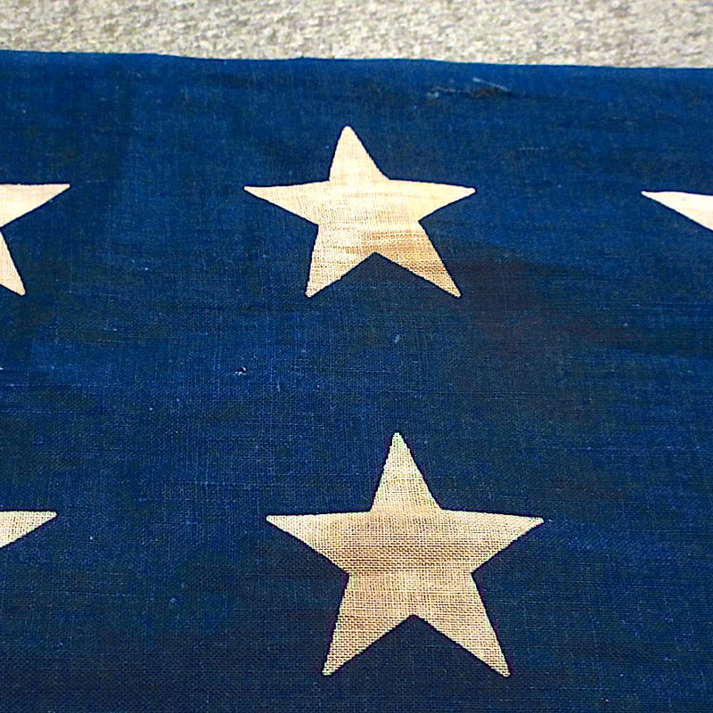ビンテージ40's50's○48星アメリカ星条旗size約292cm ×約44cm○24051