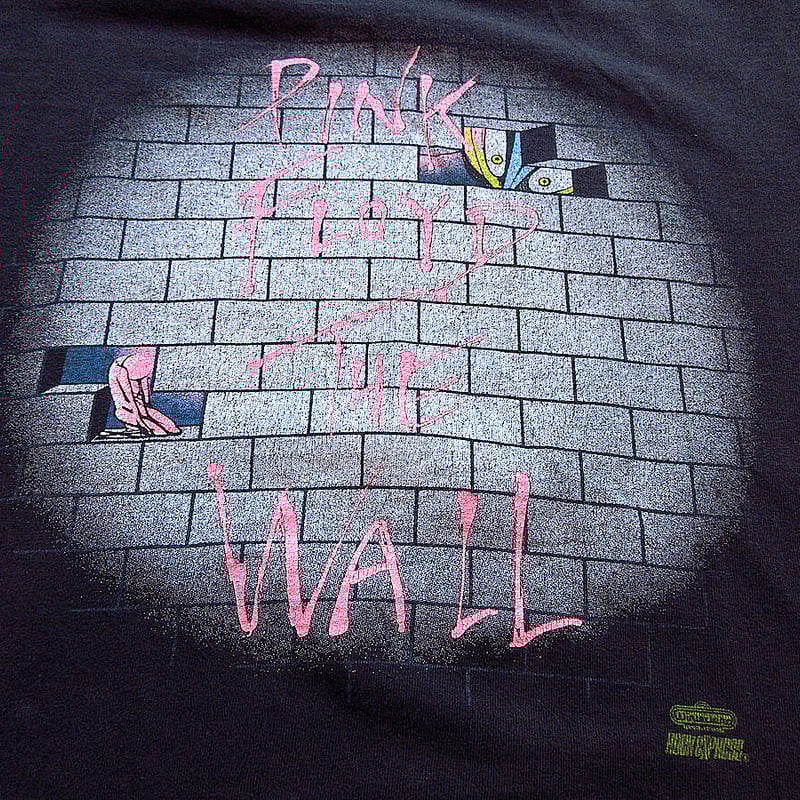 ビンテージ90's○PINKFLOYD THE WALL両面プリントTシャツ黒size