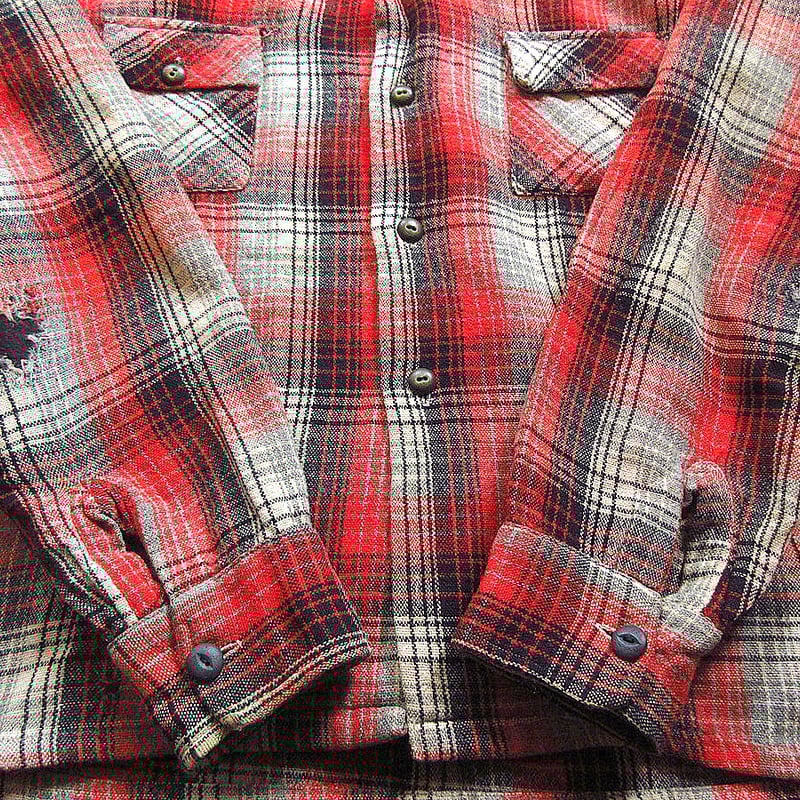 あ*は様 40's 50's J.C. Penney レッドチェック長袖シャツ あ*は様