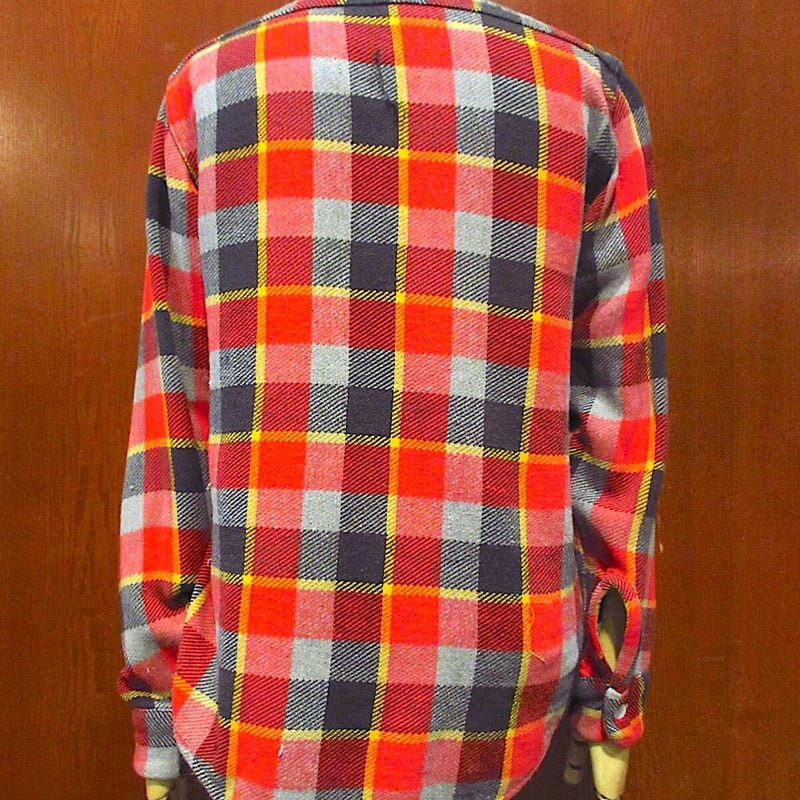ビンテージ60's○WINTER Kingチェックヘビーネルシャツ ビンテージ60's○WINTER Kingチェックヘビーネルシャツ