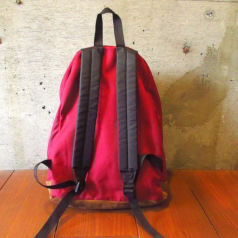 ビンテージ90's○JANSPORTボトムスウェードナイロンバックパック