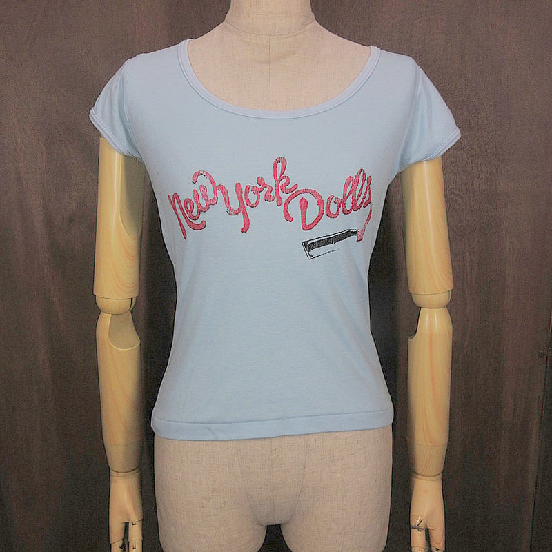 ビンテージ70's80's○New York Dolls Tシャツsize S/P○25060