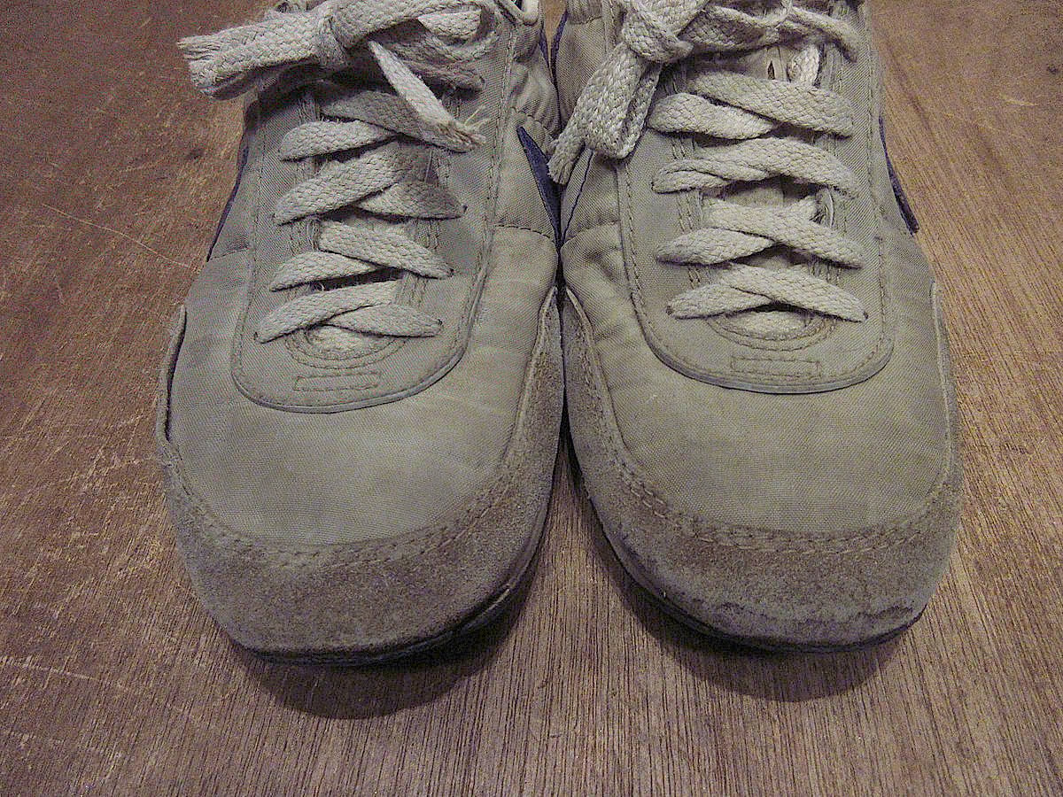 ビンテージ70's○NIKEワッフルレーサーグレー×ネイビーsize 4 1 ビンテージ70's○NIKEワッフルレーサーグレー×ネイビーsize 4 1
