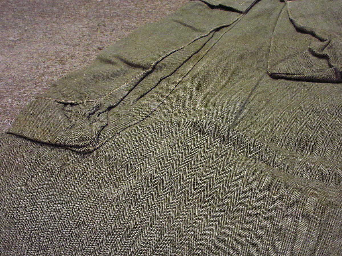 ビンテージ40's○DEADSTOCK USMC M-44 HBTモンキーパンツ実寸 ビンテージ40's○DEADSTOCK USMC M-44 HBTモンキーパンツ実寸