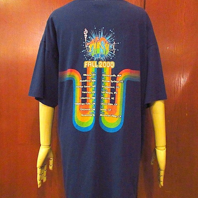 2000's○PHISH 2000年 Fall Tour Tシャツ紺size XL○20072