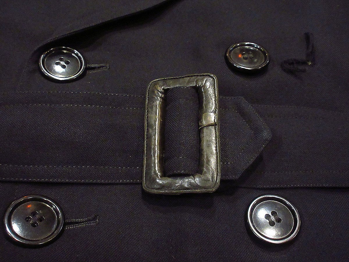 ビンテージ40's○U.S.NAVYウールオフィサーコート黒size 37 ビンテージ40's○U.S.NAVYウールオフィサーコート黒size 37