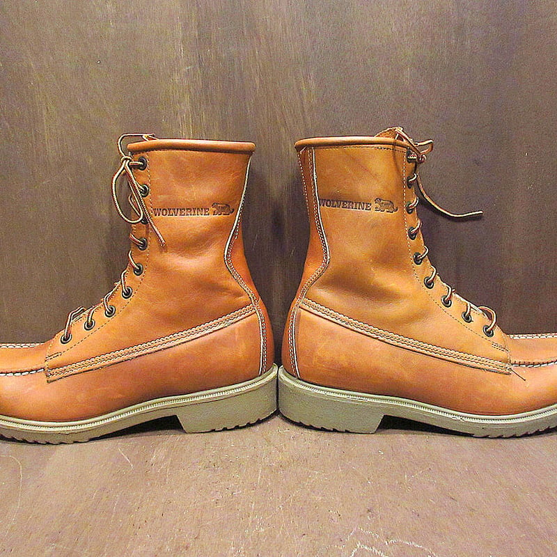 ビンテージ80's○DEADSTOCK WOLVERINEモックトゥワークブーツ ビンテージ80's○DEADSTOCK WOLVERINEモックトゥワークブーツ