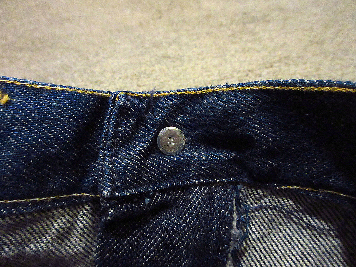 RANCHCRAFT デニムジーンズ W88 古着 60s JC.PENNY RANCH CRAFT 濃紺 13 3/4oz インディゴ デニム