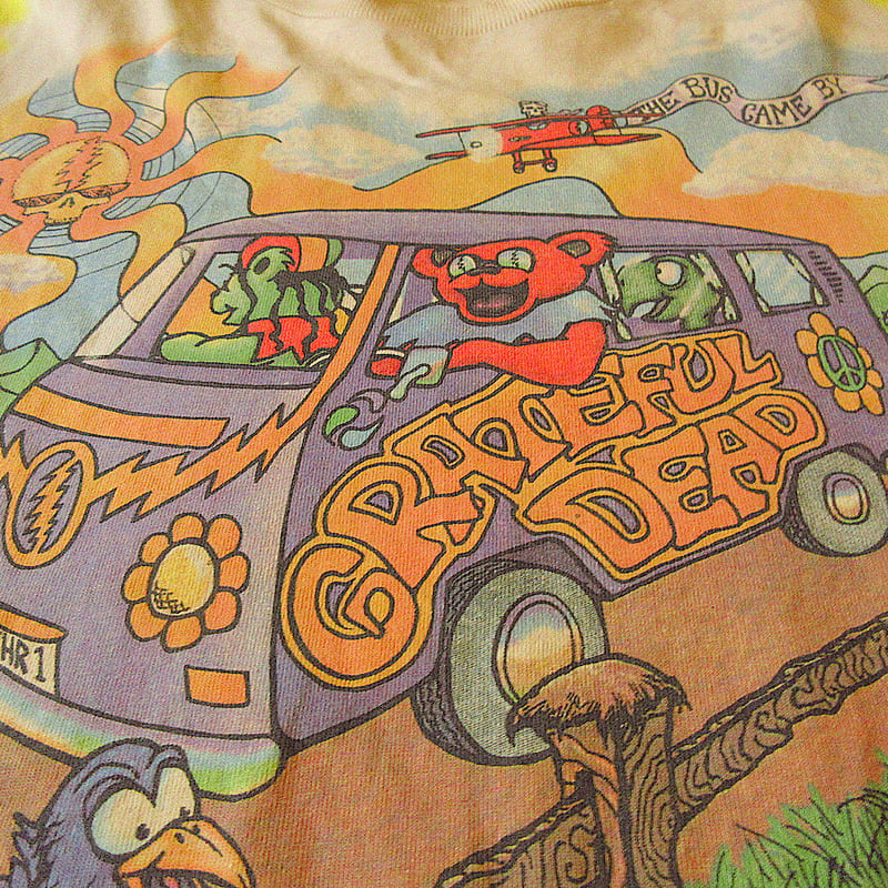 USA ヴィンテージ Grateful Dead BEAR タイダイ ベアトップ ビンテージ90's○Grateful Deadダンシングベア タイダイTシャツ