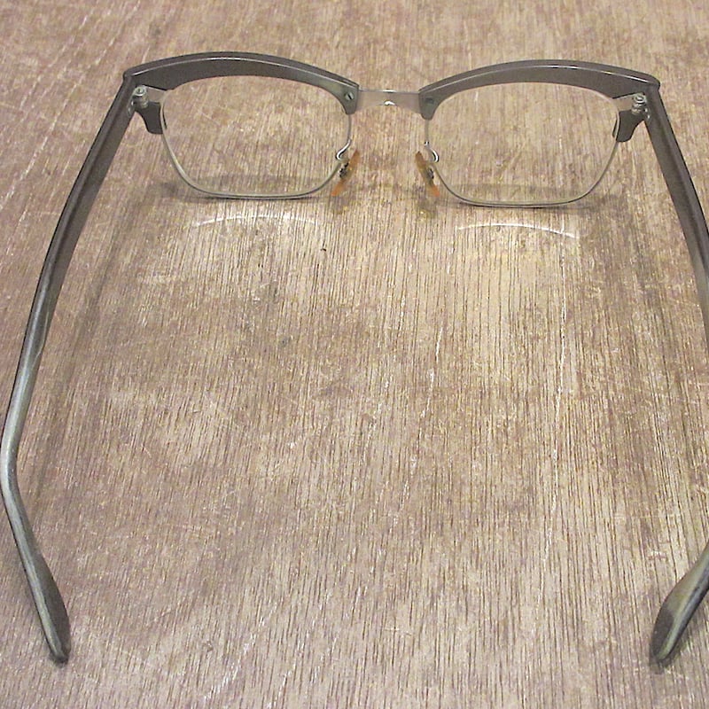 ビンテージ50's○B&L 1/10 12KGFサーモントブロー眼鏡○241107z7-eyg