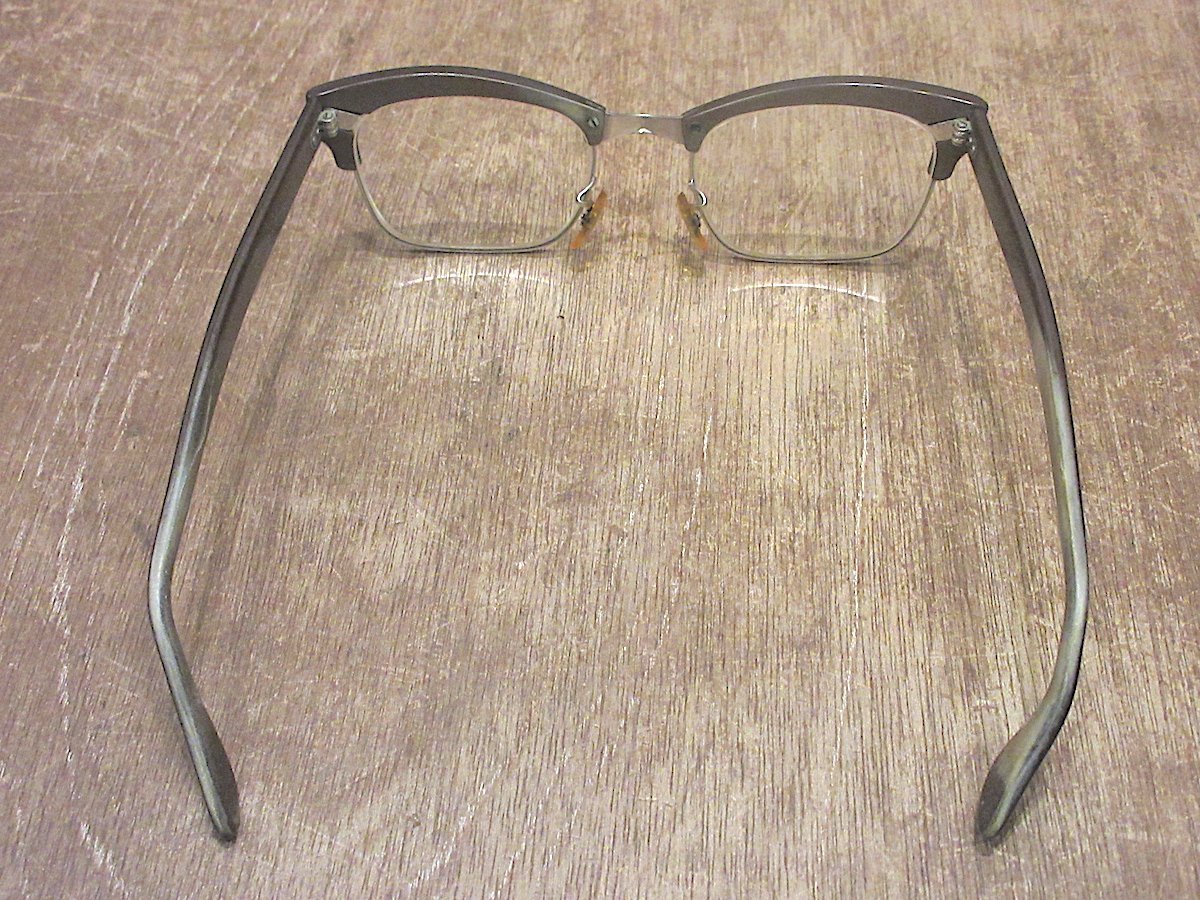 ビンテージ50's○B&L 1/10 12KGFサーモントブロー眼鏡○241107z7-eyg