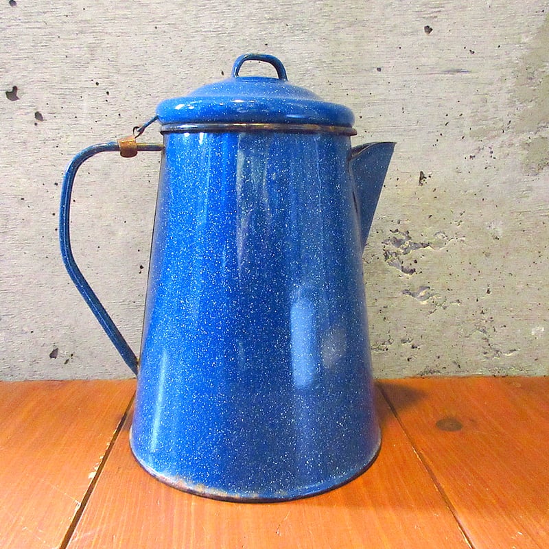 アンティークホーローパーコレーター : カントリー雑貨DOLL GARDEN