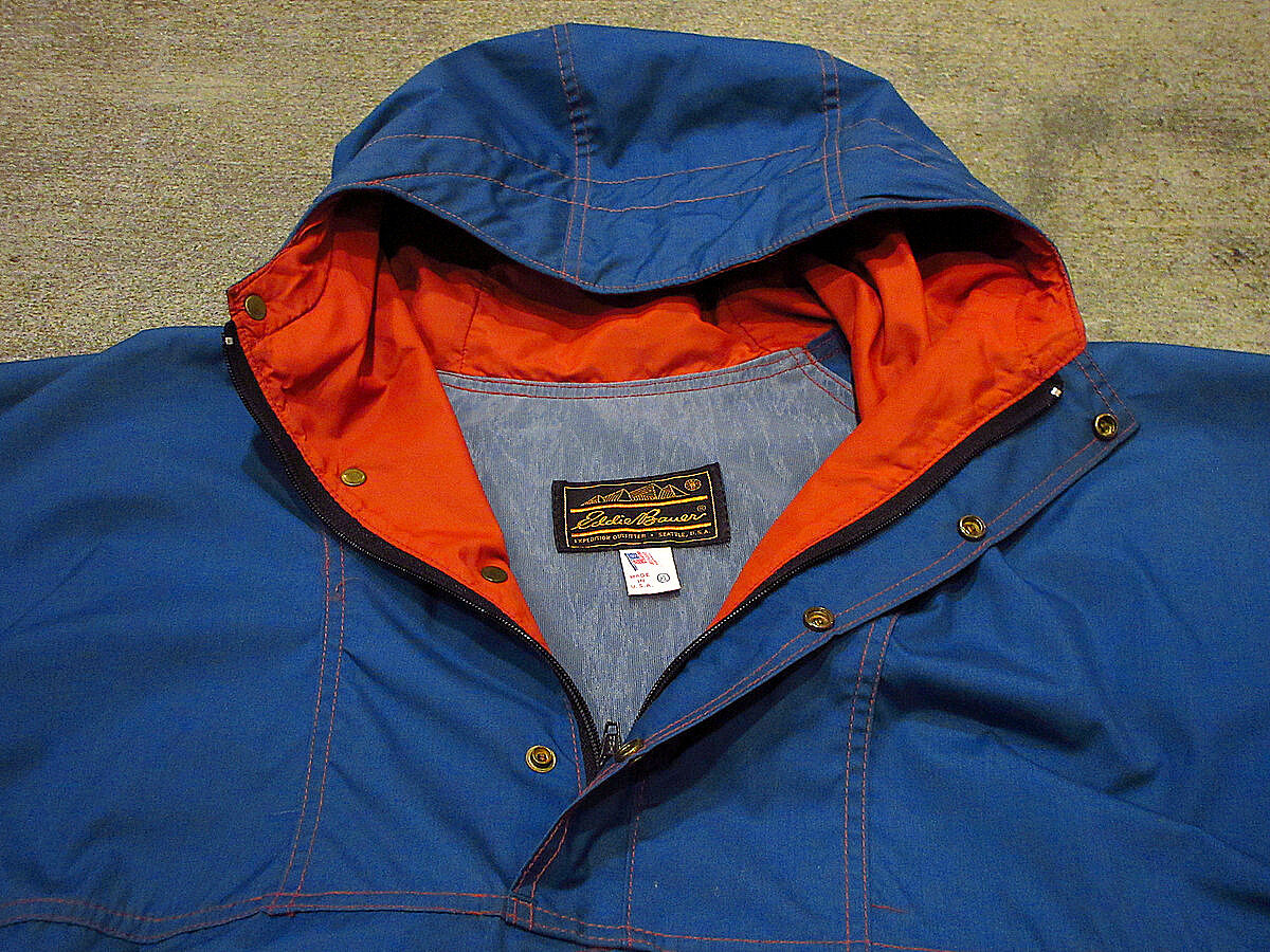 80s　エディーバウアー　ナイロンジャケット　レディースM　水色　ヴィンテージ 楽天市場】古着 Eddie Bauer エディーバウアー 80s ヴィンテージ