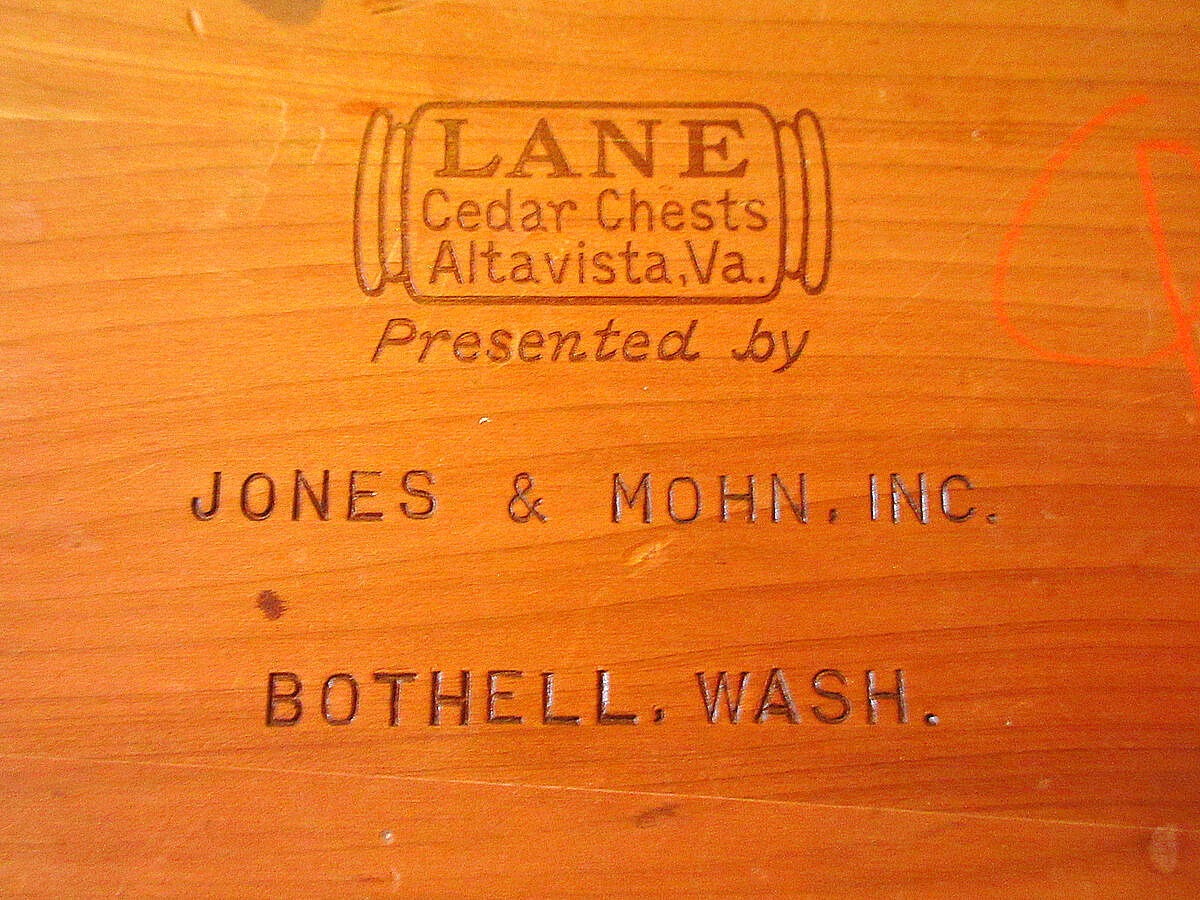 ビンテージ○LANEシダーボックス○230712k1-bxsレーン社木製