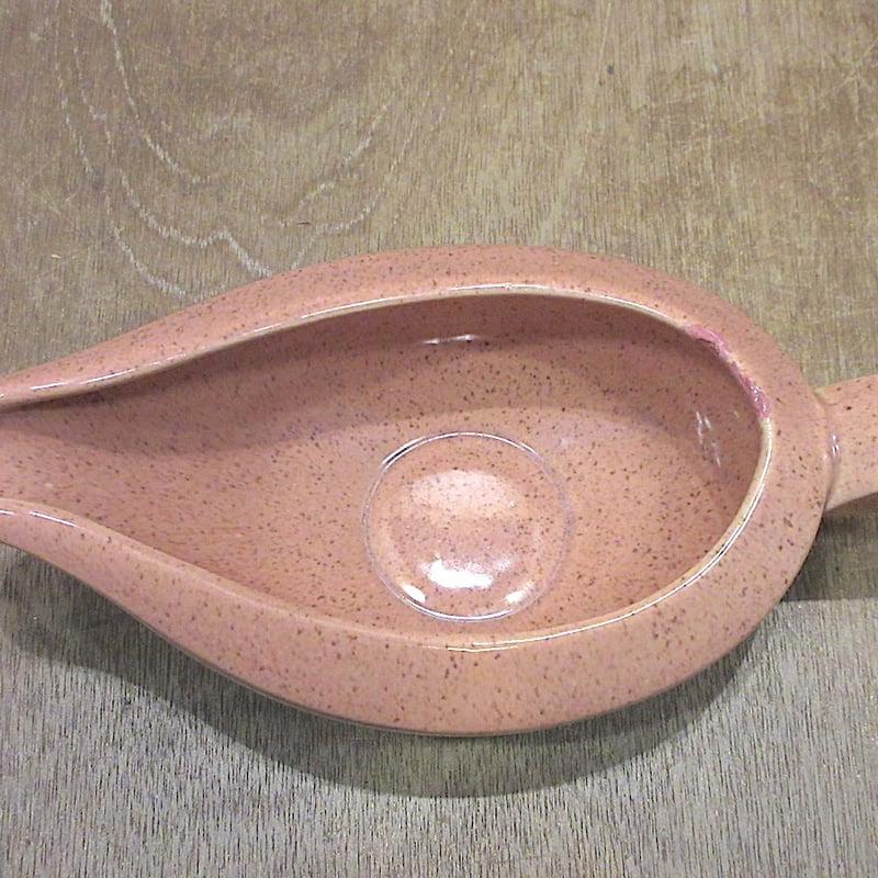 ビンテージ50's○セラミックグレービーボート○260227z4-tbwr陶器食器