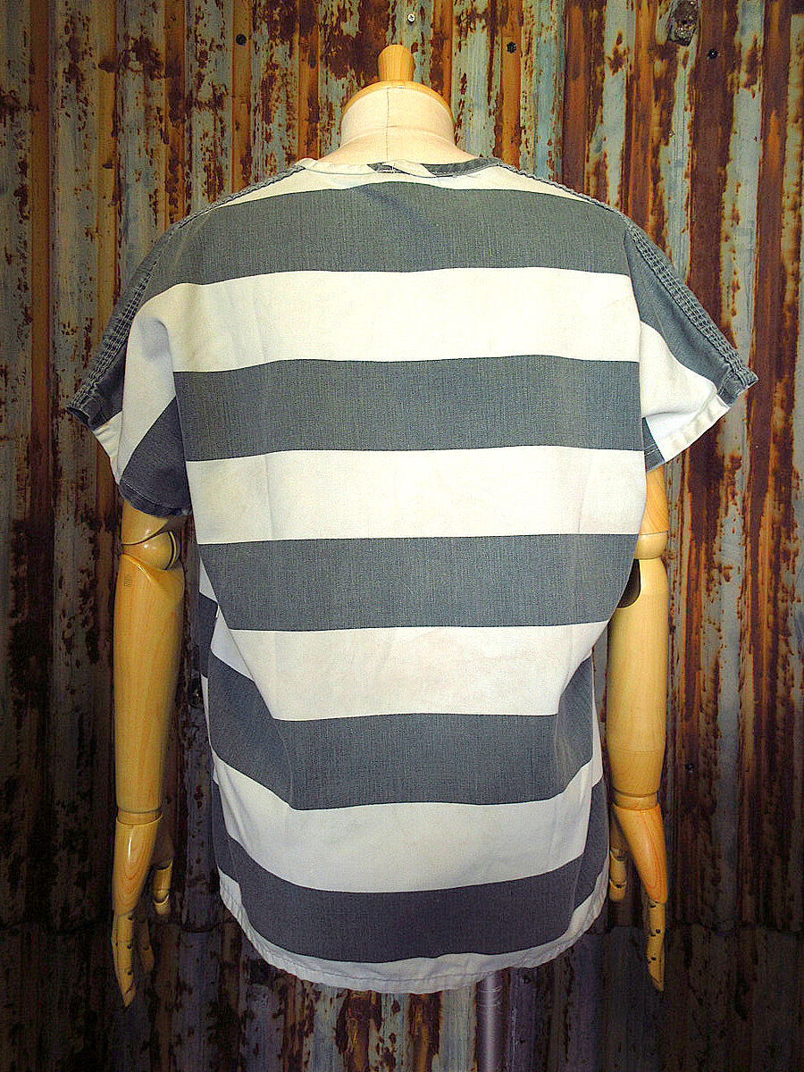 ビンテージ80's○Robinson Textilesプリズンシャツsize L○231024