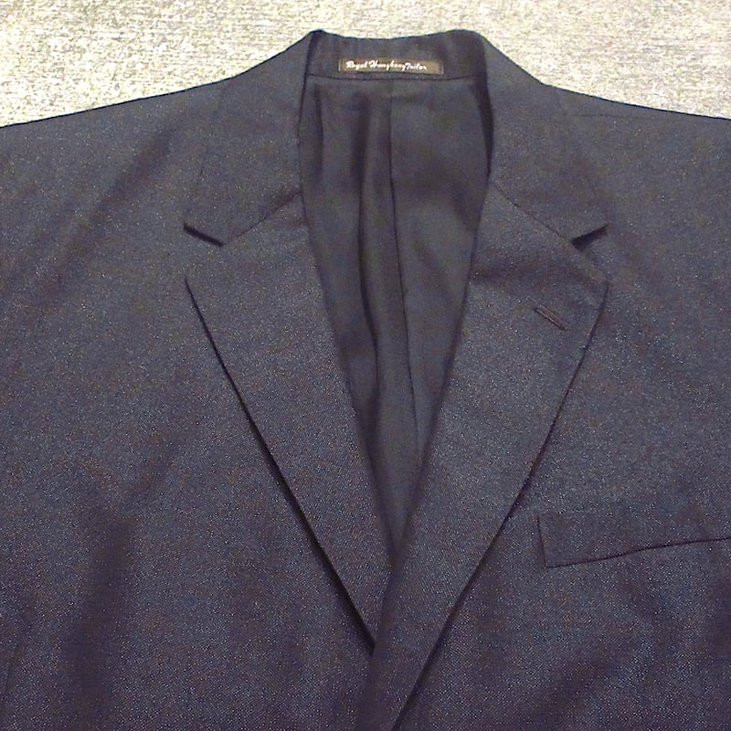 ビンテージ60's○2Bスーツツーピース黒○241111z1-m-suitセットアップ