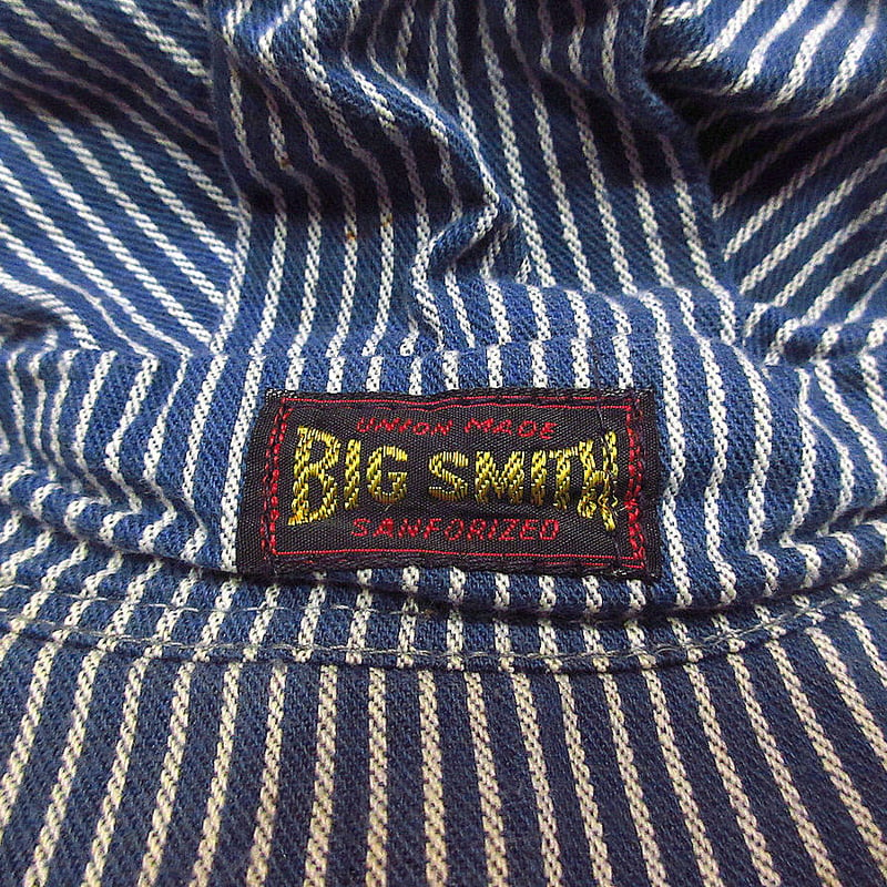 ビンテージ50's○BIG SMITHヒッコリーストライプコットンワーク