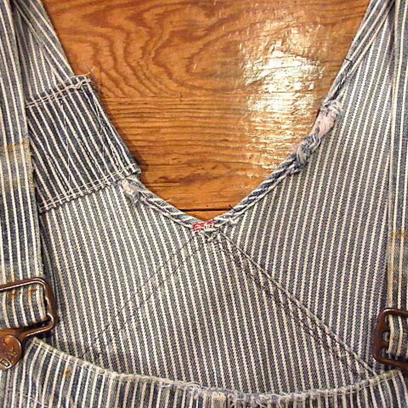 50's VINTAGE PAYDAY 盾タグ　ヒッコリーオーバーオール 50's VINTAGE PAYDAY 盾タグ ヒッコリーオーバーオール - メルカリ