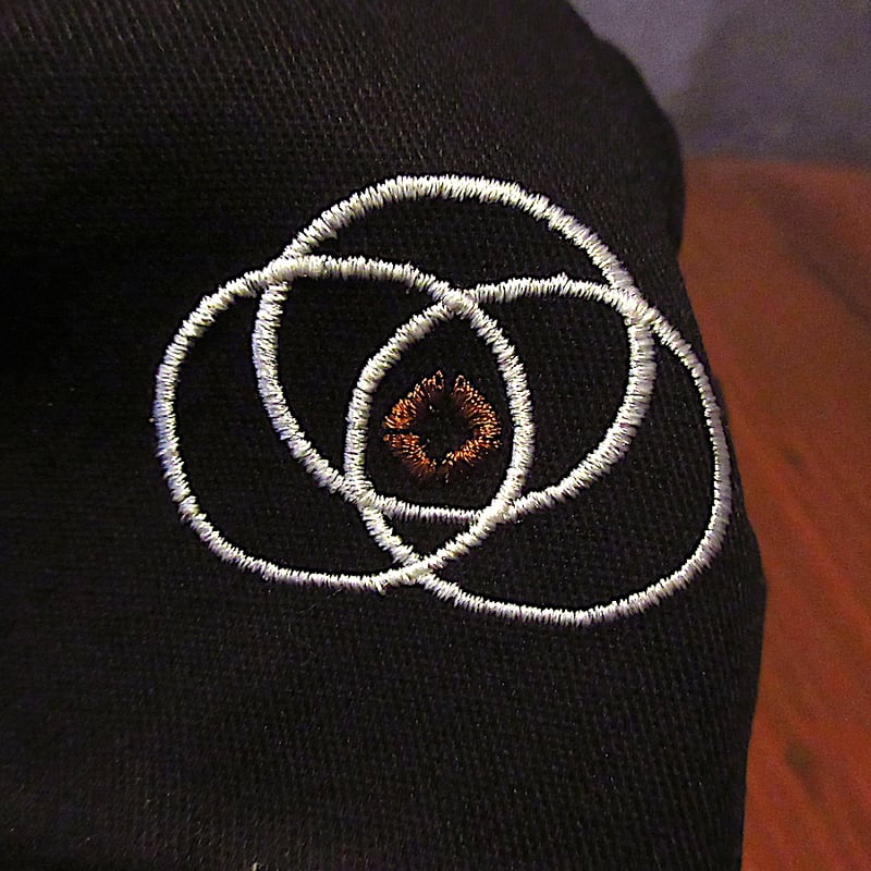 ビンテージ80's90's○DEADSTOCK HOUSTON刺繍入り6パネルキャップ黒○25