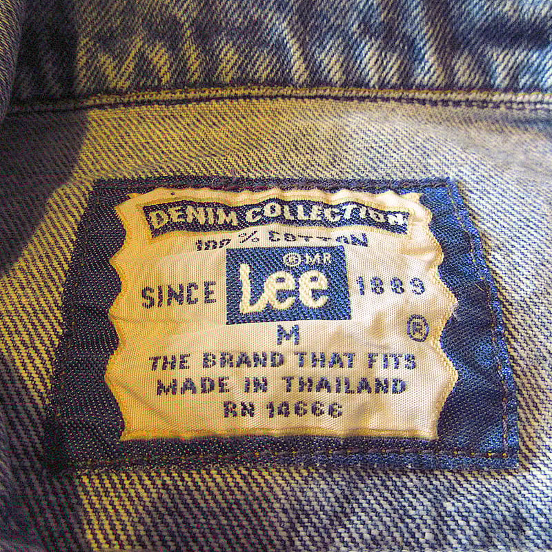 ビンテージ90's○Lee刺繍入りデニムジャケットsize M○231217j4 ビンテージ90's○Lee刺繍入りデニムジャケットsize M○231217j4