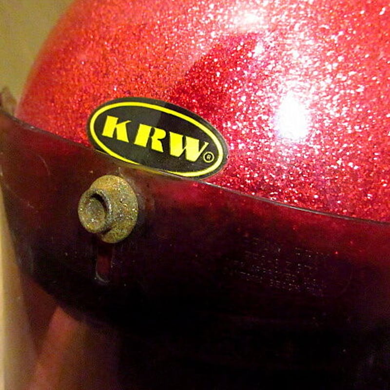 ビンテージ70's○KRW MODEL 2500 ジェットヘルメット メタリックレッド