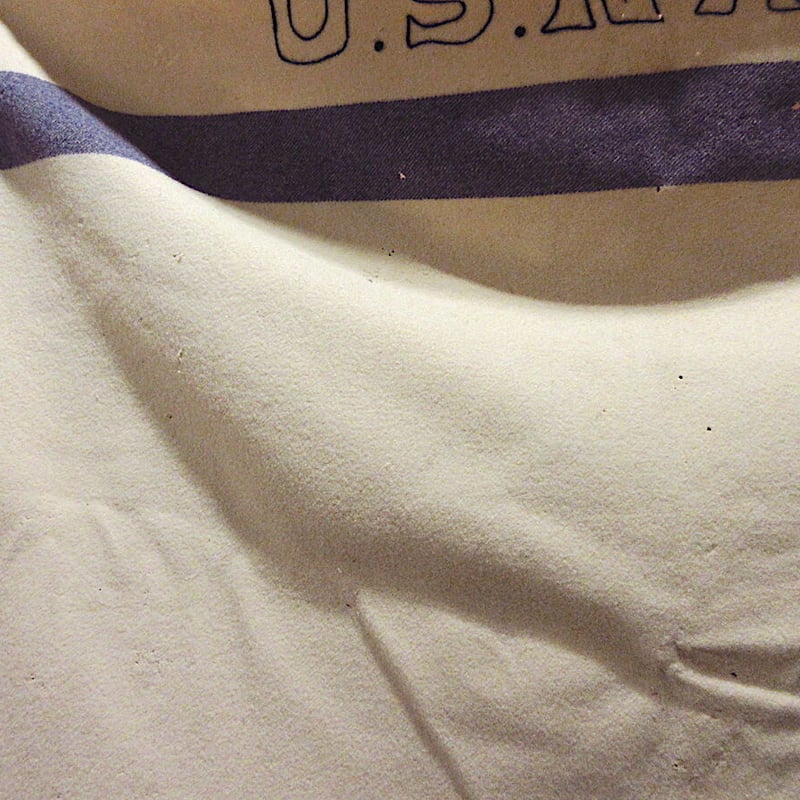 ビンテージ40's50's○U.S.NAVYウールブランケットsize 191cm×164cm