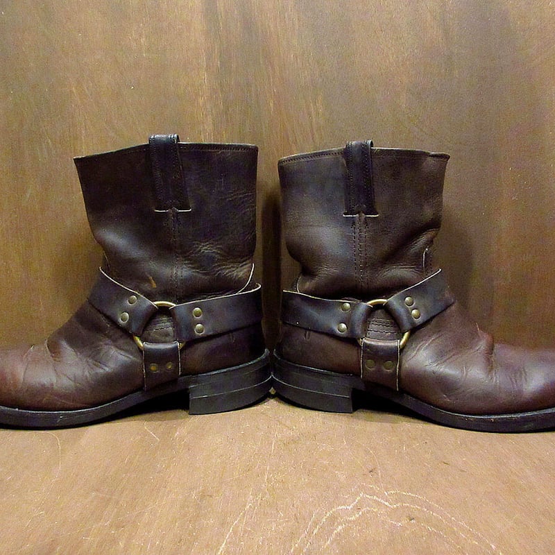 FRYE/フライ/リングブーツ/size8/黒/スクエアトゥ FRYE/フライ/リングブーツ/size8/黒/スクエアトゥ ファッション メンズ