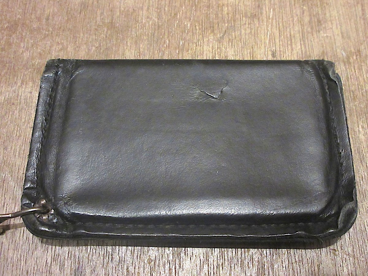 ビンテージ○HARLEY-DAVIDSONレザーバイカーズウォレット○260408z2-wlt