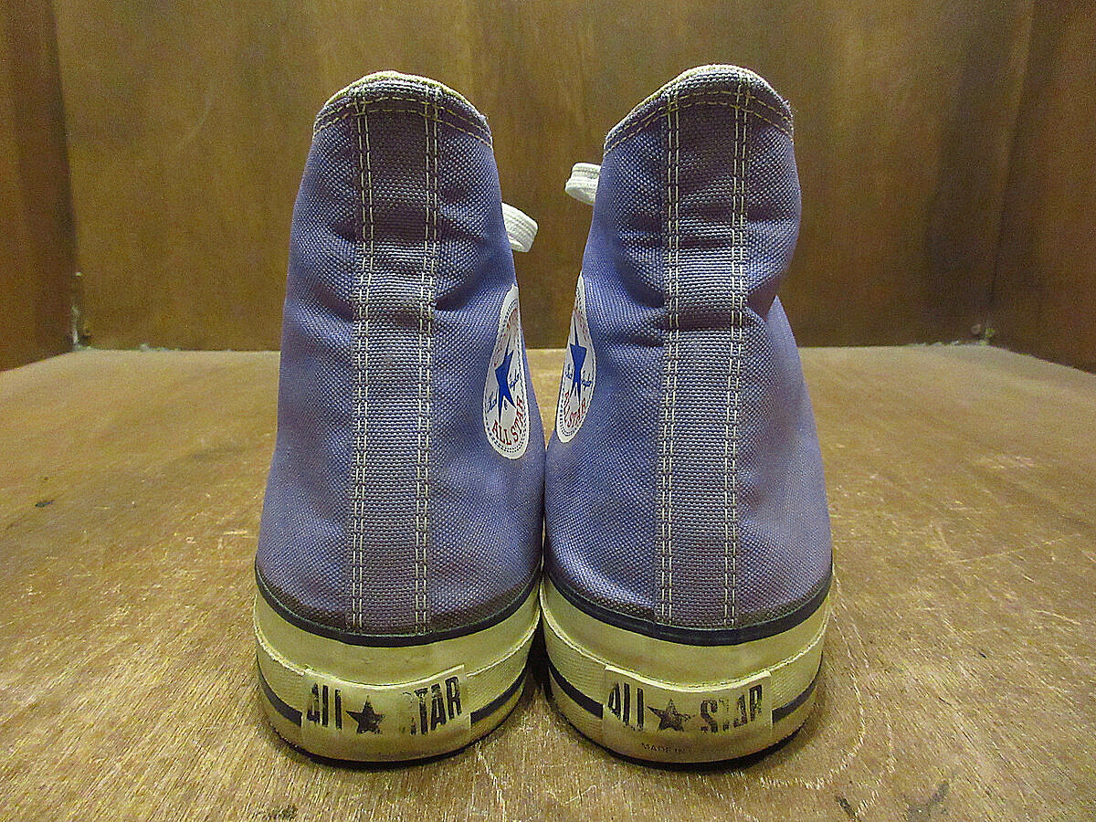 レア☆CONVERSEコンバース店舗用プラスチックディスプレイサイン　ビンテージ ビンテージ80's○CONVERSEオールスターHIラメチェッカーsize 8