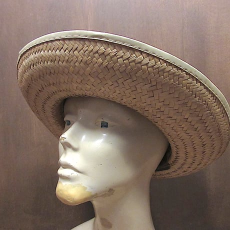 【vintage】1890s straw hat 麦わら帽子 Vintage 1890s Hat / Antique Straw Hat / Strolling - Etsy