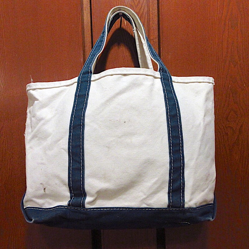 L.L.Bean犬刺繍入りキャンバストートバッグ緑×白size M L.L.Bean犬刺繍入りキャンバストートバッグ緑×白size M