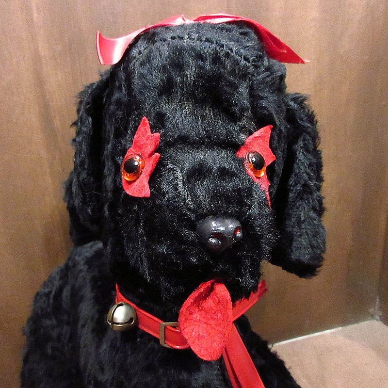 ビンテージ50's60's○プードルドール○240303i8-dollぬいぐるみ犬