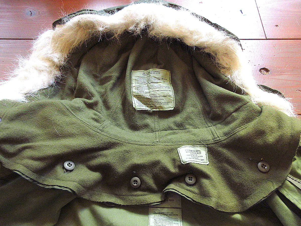 ビンテージ80's○DEADSTOCK U.S.ARMY M-65フード付きフィッシュ